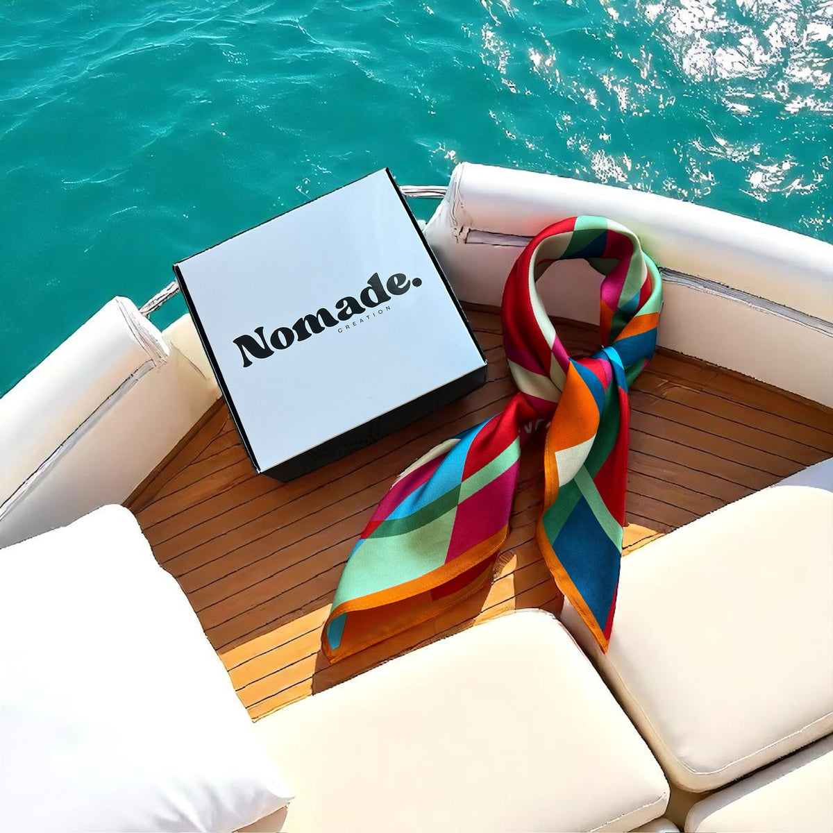 Carré de soie NOMADE