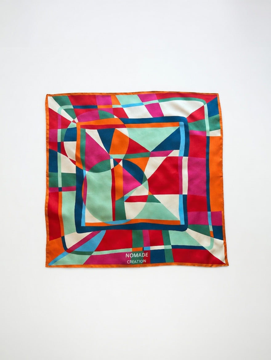 Carré de soie NOMADE