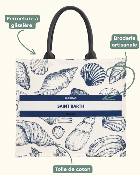 Sac brodé SAINT BARTH