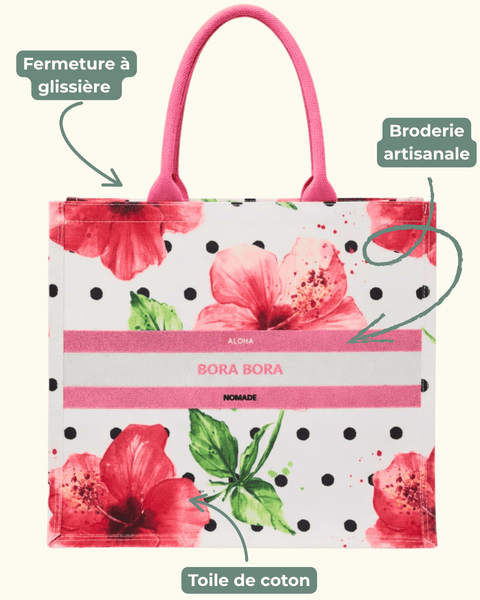 Sac brodé BORA BORA