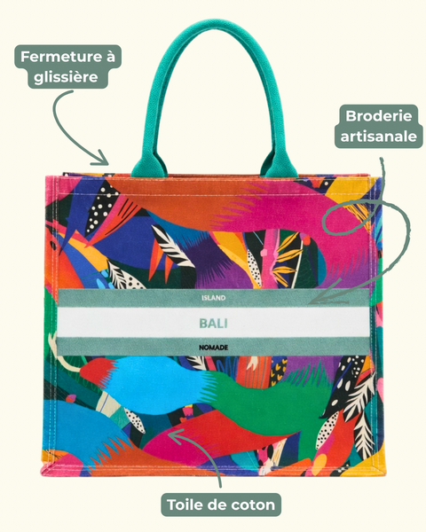 Sac brodé BALI