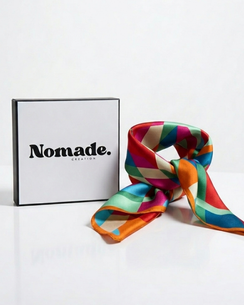 Carré de soie NOMADE