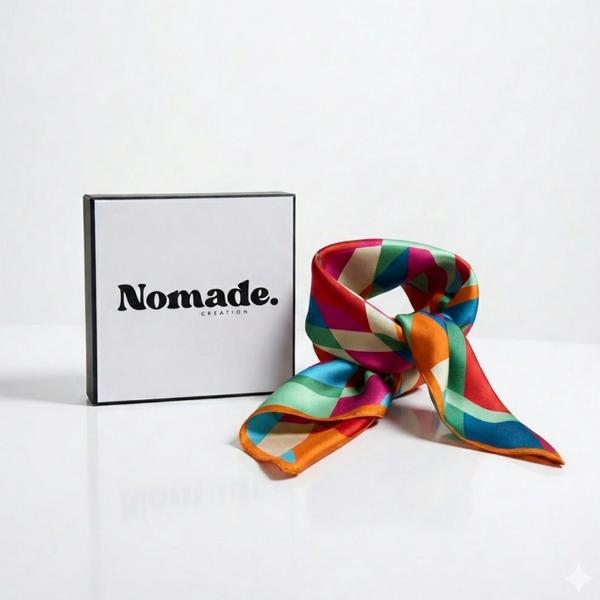 Carré de soie NOMADE